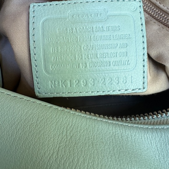 Coach Legacy Courtney mint green vintage crossbody bag with wallet - Picture 9 of 13